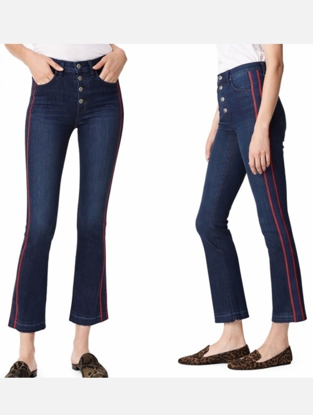 Veronica Beard Midnight Blue Frey Denim Carolyn Baby Bootcut Jeans Size 26
